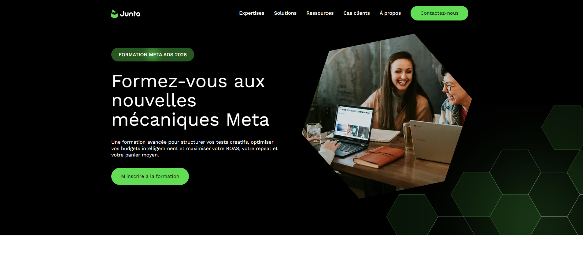 La formation Meta Ads de Junto