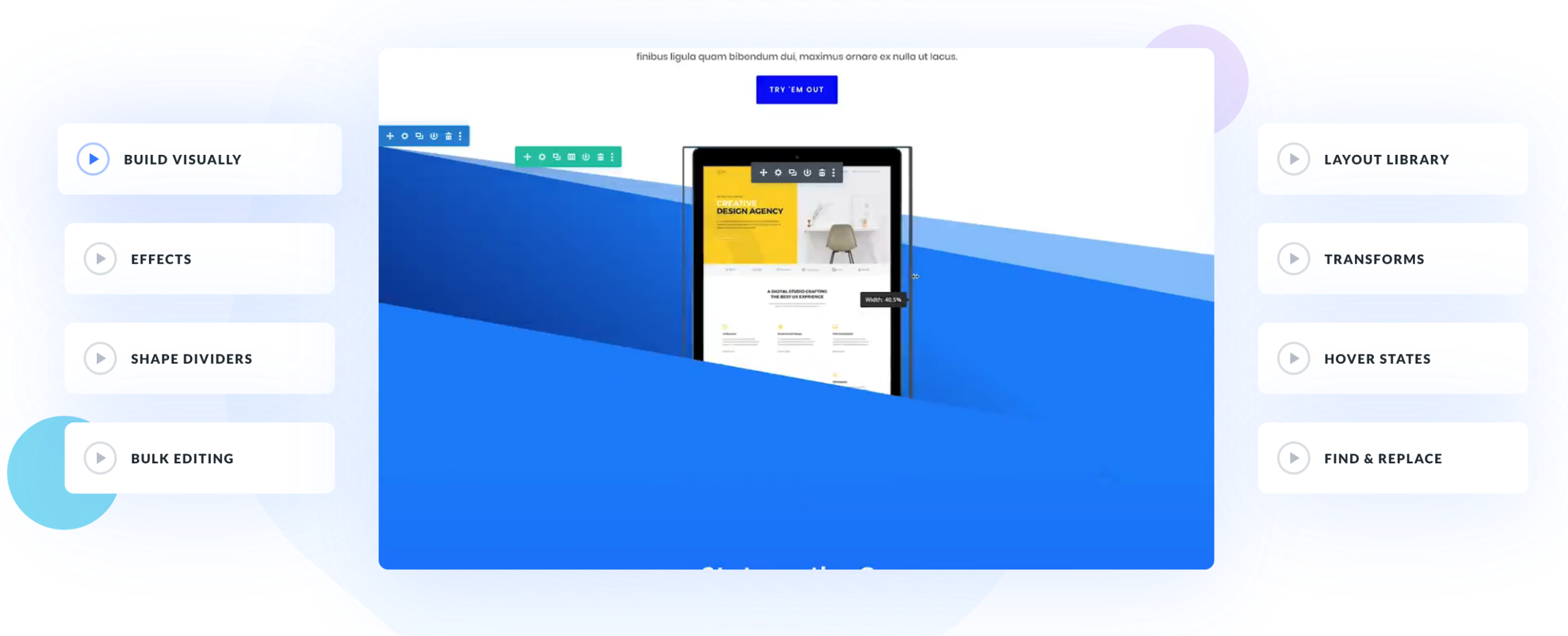 Divi 4 and its interface.