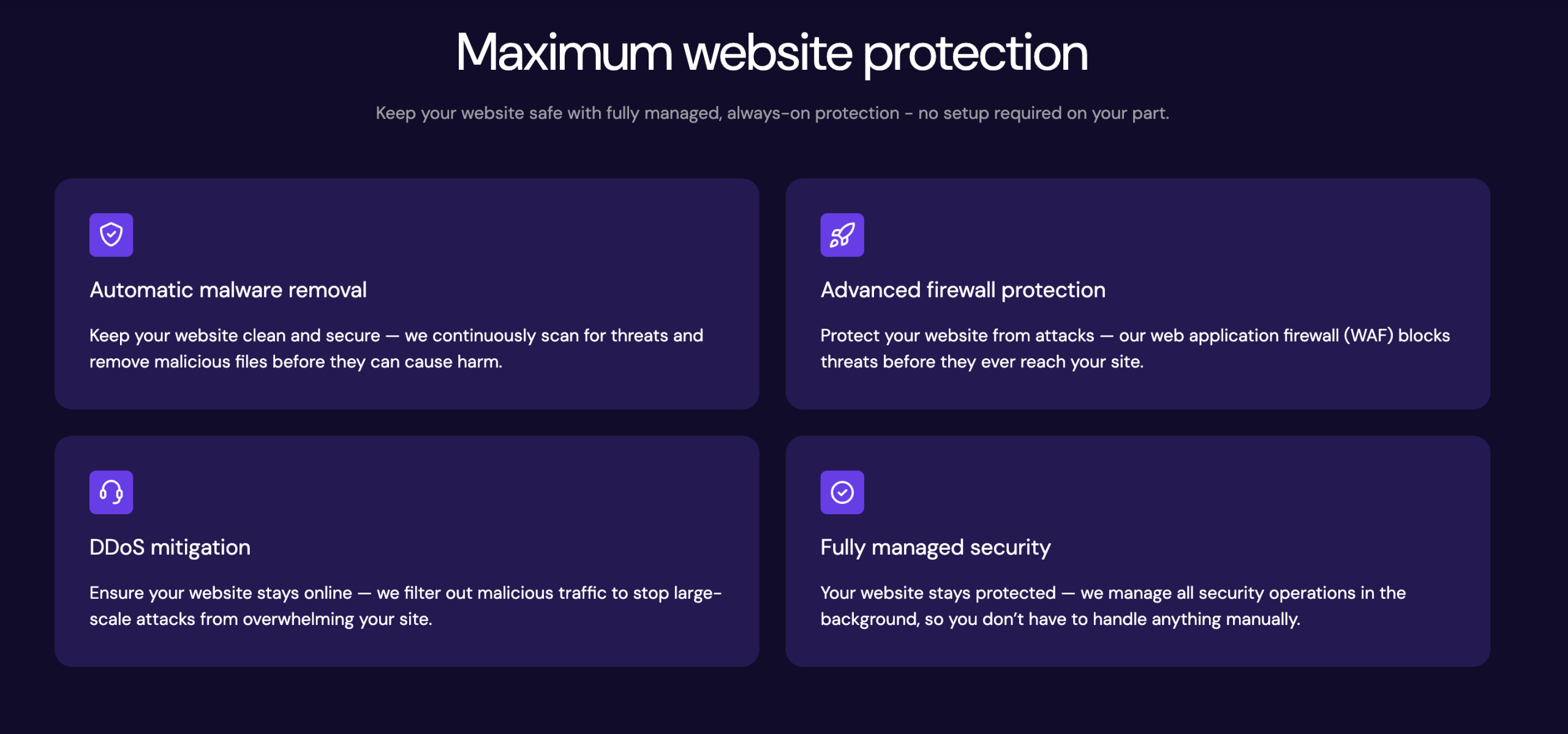 Security measures on Hostinger's WordPress hosting.