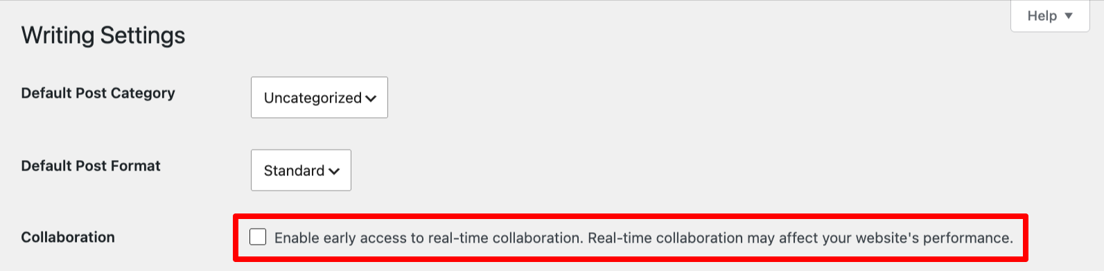 Enable real-time collaboration with WordPress 7.0