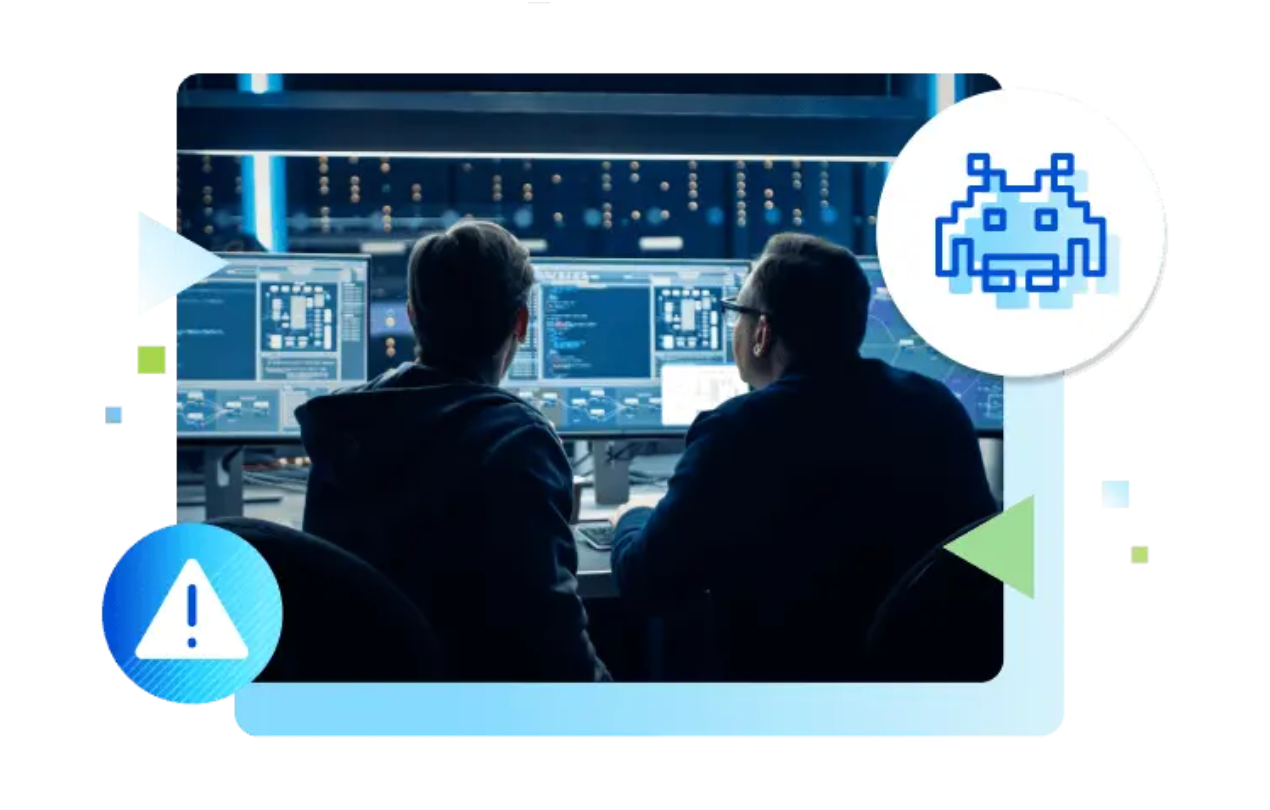 Des techniciens de sécurité chez OVHcloud.