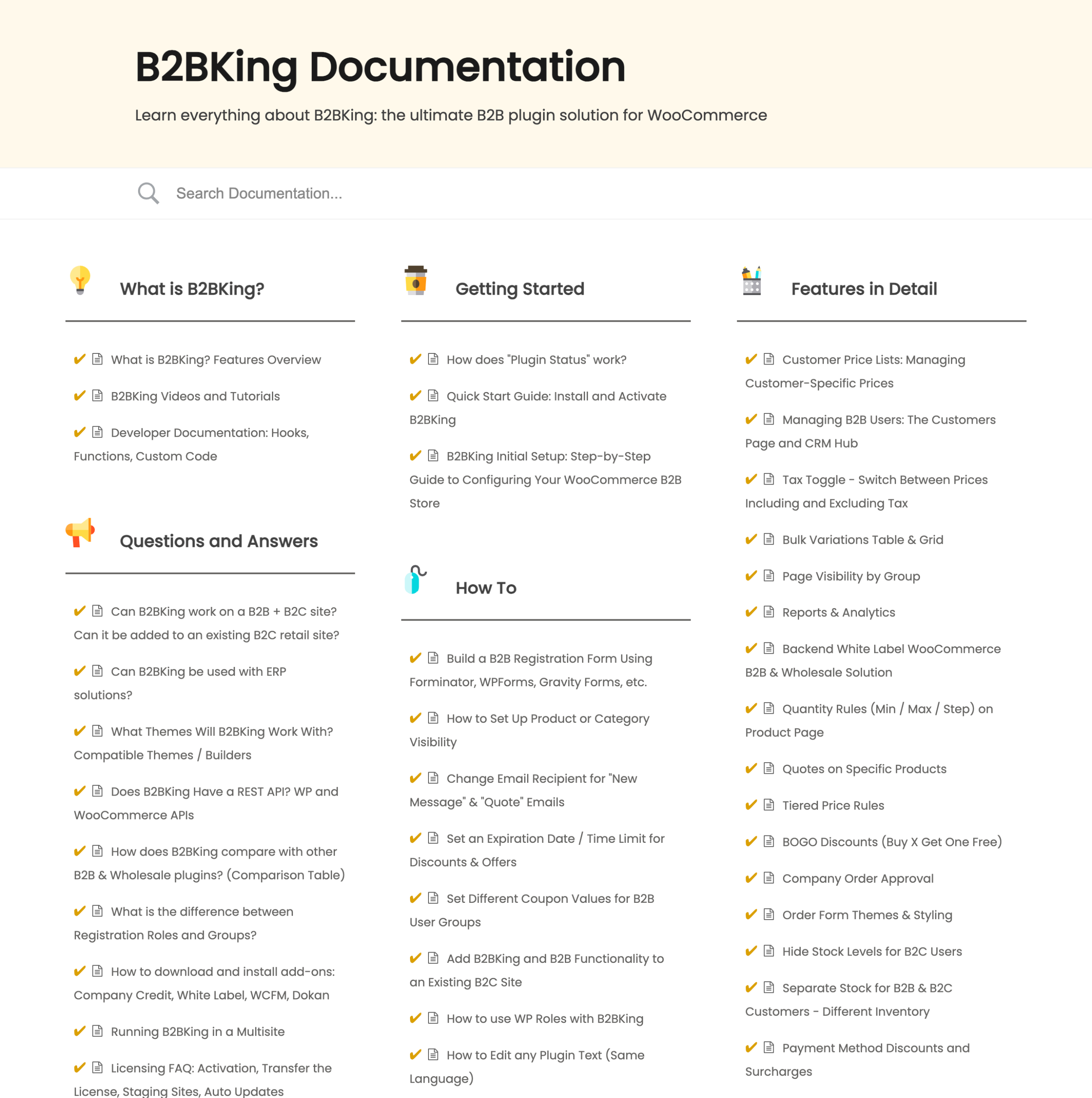 Documentation de B2BKing.