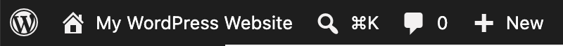 The admin toolbar stays permanently visible at the top of the screen with WordPress 7.1