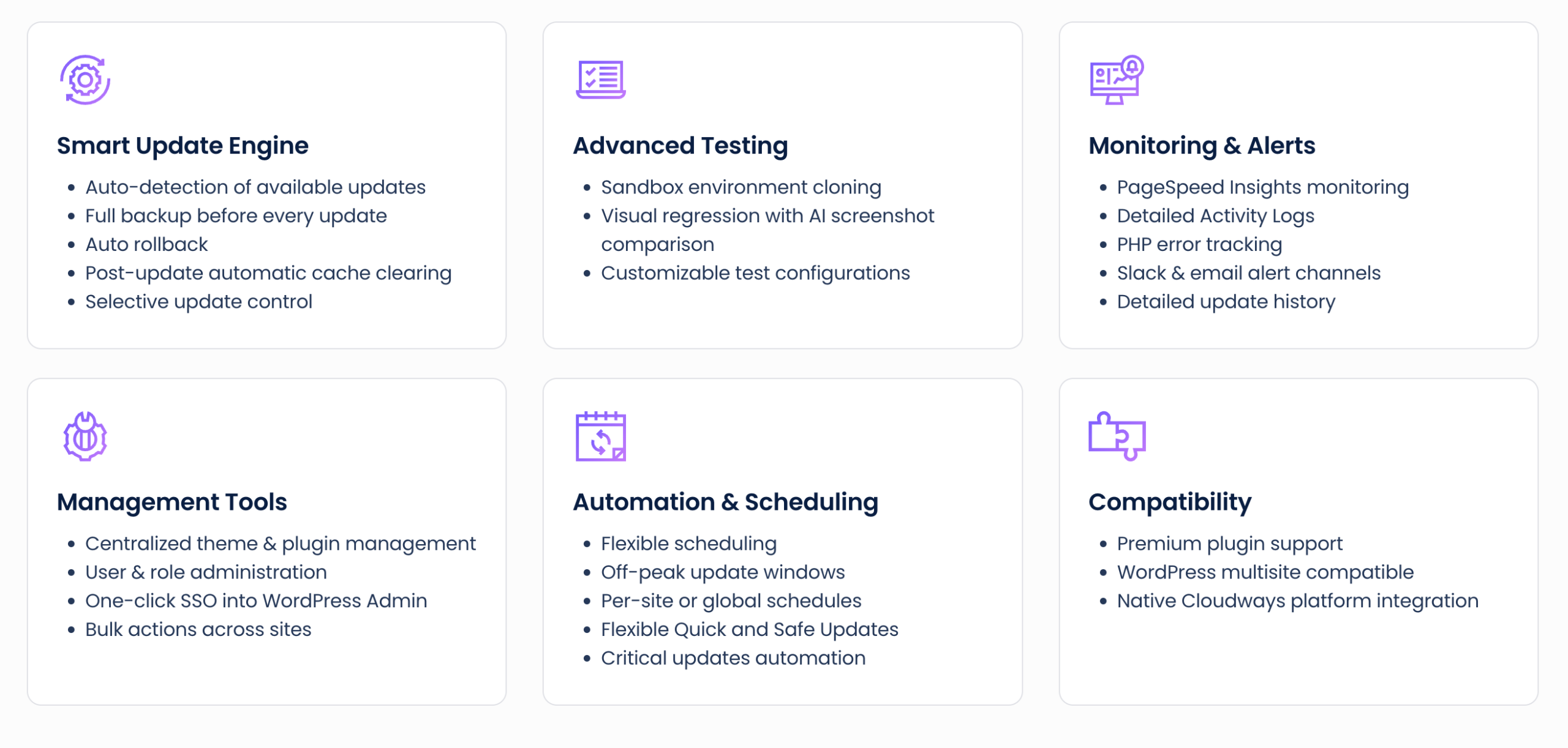 Cloudways Site Manager features.